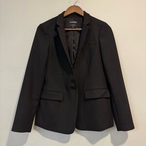 J. Crew Regent Women's One Button Blazer Workwear Timeless Classic 6